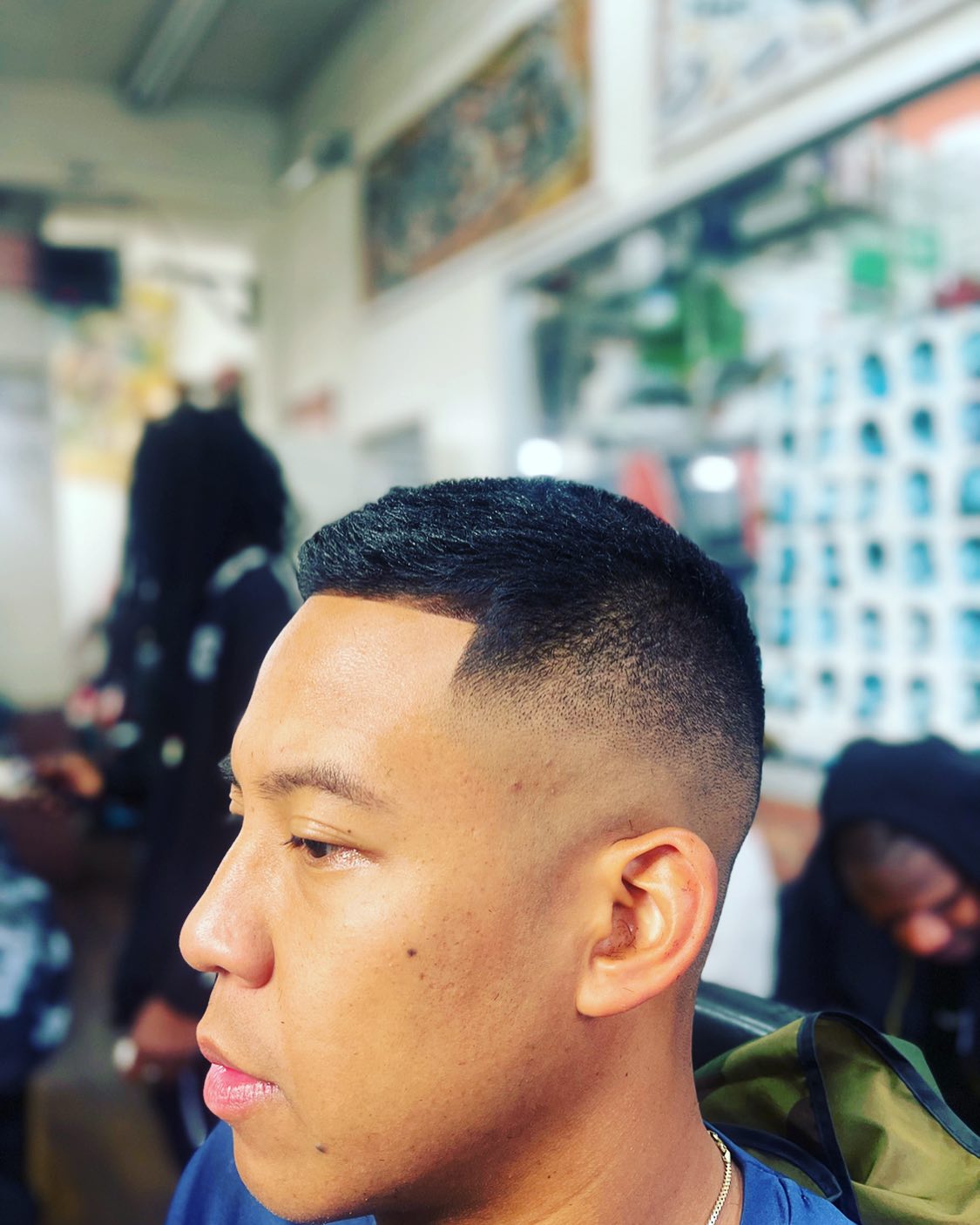 Clean fade haircut from Ro Barbershop NYC
